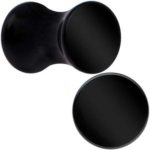 Black UV Acrylic Saddle Plug Set 5mm to 25mm