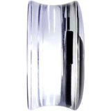 Clear Acrylic Black Anchor Saddle Plug Set 6mm to 20mm