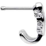 20G 1/4 Desert Lizard Nose Bone