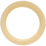 38mm Peach Flesh Tone Silicone Ultra Soft Double Flare Tunnel Plug Set