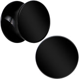 Black UV Acrylic Saddle Plug Set 5mm to 25mm