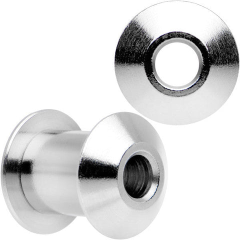 2G Stainless Steel Screw Fit Tunnel Set of 2