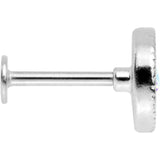 Auora Gem Crescent Moon Cartilage Tragus Earring