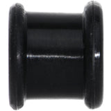 00G Flexible Black Silicone Double Flare Tunnel Plug Set