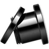 Black Red Distressed Star Black Anodized Screw Fit Plug Set 00G