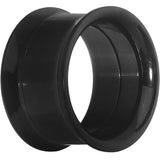 9/16 Anodized Titanium Black Double Flare Screw Fit Tunnel Set of 2