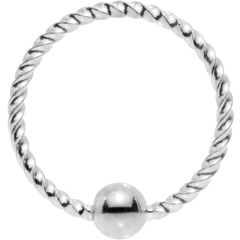 20G 5/16 So Twisted Captive Style Seamless Ring
