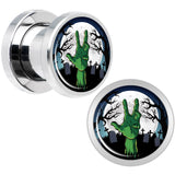 Cemetery Zombie Hand Halloween Plug Set 0G
