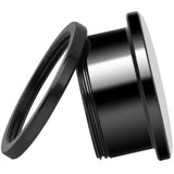 Black White Owl Black Anodized Screw Fit Plug Set 18mm