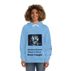 Wisdom Fashion Hoodie Light Blue