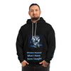 Wisdom Fashion Hoodie Black