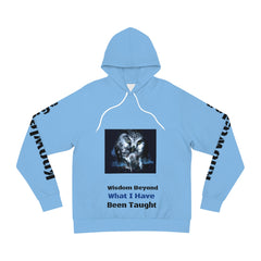 Wisdom Fashion Hoodie Light Blue