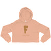 F Crop Hoodie